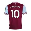 Camiseta de fútbol West Ham United L. Paqueta 10 Primera Equipación 2024-25 - Hombre